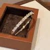 Pulsera de Bambú Cielo Estrellado Europea y Americana Transfronteriza Pulsera de Patrón de Ola de Lujo Ligero de Gama Alta Moda Amazon Pulsera Sencilla
