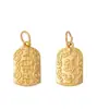 Nuevo verano antiguo Fa Ya símbolo de seguridad dorado lingote de oro cerradura de longevidad accesorios de joyería DIY material de colgante venta al por mayor