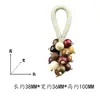 Sándalo Madera Maciza Talla Fruta de la Gran Cosecha Calabaza de los Múltiples Tesoros Llavero Tejido Colgante Decoración de Bolsa Fábrica de Origen
