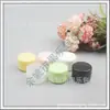 Frasco de crema negro esmerilado 15g frasco de cera para el cabello muestra frasco de cera para coche frasco de mascarilla de barro frasco de crema facial rosa 15ml botella de esmalte en gel para uñas