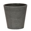 Fornecimento direto da fábrica atacado vaso de planta simulação melamina espessado fosco imitação cimento vaso de flores jardinagem boca redonda conjunto de vasos