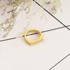 Anillo de titanio de alta calidad con personalidad simple, anillo de hip-hop para hombre, venta al por mayor, moda europea y americana, pulsera de joyería de titanio