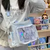 Bolso Cruzado con Adorno de Encaje Estilo Sweet Lolita para Niñas, Adecuado para Salidas, Clases y Viajes Diarios
