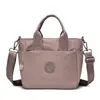 Bolso sencillo para mujer, bolsa de mano de nailon ligera para el uso diario, bolso de hombro para mamá, bolso cruzado casual para el trabajo