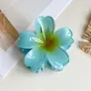 Presilha de Cabelo Plumeria Gradiente Doce Transfronteiriça para Meninas, Piranha Floral de Alta Qualidade, Acessório de Cabelo com Presilha de Tubarão para a Parte de Trás da Cabeça