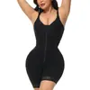 Body Camisola de Comercio Exterior Talla Plus para Mujer con Cremallera Ajustable en la Entrepierna, Control de Abdomen, Moldeador Levanta Glúteos, Diseño de Entrepierna Abierta