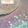 Venta directa de fábrica cabeza de conejo arte de uñas coreano lentejuelas grandes en forma de lámina reflectante batata pequeña arte de uñas caliente lámina decorativa