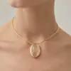 Pendientes de Plata de Ley 925 con Cierre Ajustable y Collar Personalizable, Ovalados de Citrino Retro Europeo y Americano, Chapados en Cobre, Oro Real, Lujo Accesible, Versátiles