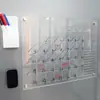 Imán de Refrigerador Magnético Acrílico Tablero de Notas para Oficina Trabajo y Estudio Tablero Calendario Pizarra Blanca Planificador Semanal Tablero de Mensajes