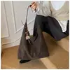Moda Otoño e Invierno Bolso Tote Retro, Bolso de Hombro Sencillo tipo Gamuza, Diseño de Nicho, Bolso de Gran Capacidad para Viajar, Moderno