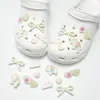 Zuecos Lindos y de Moda Estilo Ins Accesorios DIY Hebillas de Zapato Desmontables Flor de Zapato de Ballet Dibujos Animados 3D Accesorios