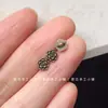 8mm Vintage Pequeno Feito à Mão DIY Bjd Mini Bronze Antigo 5 Botões Tecido Âncora Roupas de Boneca 746 Jinhua