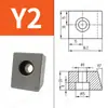 Bloque de Carril de Guía Lineal Bloque de Fijación de Carril para Máquina-Herramienta Placa de Presión Pórtico k3y4y5t1t2t3 Tipo Bloque de Cuña