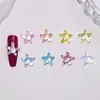 Estrela do Mar Mocha Strass 3D de Fundo Plano Decorações para Unhas Artísticas Resina DIY Pequenos Acessórios Acessórios de Unha Aurora