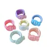 Elásticos de Cabelo Infantis em Formato de Peixe Coloridos, Elásticos de Cabelo de Alta Elasticidade, Cordas de Cabelo Macias e Não Danificam