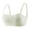 Comercio Exterior Transfronterizo Popular Sujetador Nude Sin Costuras Invisible en la Espalda para Mujer Sin Aros Push-Up Copa Fija Estilo Delgado de Verano