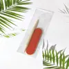 Kit de produto para manicure usar unha pequena tira de lixa terno arquivo de madeira descartável mini palito de madeira conjunto de duas peças Atacado