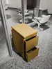 Mostrador de Herramientas para Barbería, Gabinete de Acero Inoxidable de Doble Cara para Salón de Peluquería, Almacenamiento con Cajones y Estante para Secadoras