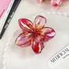 YHJ accesorios para el cabello europeo y americano nuevo clip de huevo de colores clip de flor pinza de tiburón para mujer tocado de vacaciones en la playa
