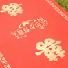Suprimentos de Casamento TNT Estampado Tapete Vermelho Descartável Escadas Degrau a Degrau de Casamento Abertura Celebração de Casamento