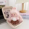 Conjunto de ropa para muñeca Labubu de barbería vintage, compatible con la 1ª, 2ª y 3ª generación de Labubu, incluye falda plisada de repuesto