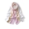 Cachecol de Cashmere Outono e Inverno Novo Cachecol de Três Cores Feminino Elegante Versátil Xale Elegante Quente e à Prova de Frio