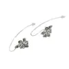 Nuevos Pendientes de Flor de Lirio Estilo Chino Moda Personalidad Diseño Nicho Simple Retro Lujo Ligero Pendientes de Gama Alta Venta al por Mayor