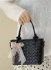 Bolsos Tejidos de Moda para Mujer para 2026, Nuevos Bolsos de Mano de Oficina Estilo de Alta Gama, Bolsos Cubo de Hombro y Cruzados