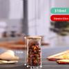 Novo Pote Transparente Selado Resistente a Altas Temperaturas para Exposição de Alimentos e Chá, Pote de Vidro para Grãos, Pote de Armazenamento à Prova de Umidade