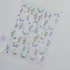 Pegatinas para Uñas Jelly, Pegatinas para Uñas Estilo Francés Dulce y Soñador, Materiales de Pegatina Completa de Mariposa DIY, Accesorios para Uñas