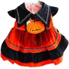 Roupas para Cachorro Primavera e Outono Gato Princesa Halloween Véu Preto Tração Lolita Cachorro Pequeno Teddy Pet 4278