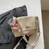 Bolso de Axila de Gran Capacidad Estilo Coreano, Bolso de Hombro con Diseño de Nicho a la Moda, Bolso Tote para Viajes Diarios con Cadena de Alta Calidad