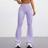 Pantalones de Yoga de Tiro Alto, Ajustados, de Tacto Desnudo, de Pierna Ancha, Levanta Glúteos, Elásticos, de Secado Rápido, Pantalones Deportivos Rectos Largos, de Gran Venta, en Stock