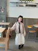 Falda Midi de Otoño con Adorno de Encaje para Niñas Aimo Beibei para Niños Medianos y Mayores Estilo Artístico Blanca Plisada de Línea A Larga