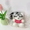 Chaveiro Panda Piloto Desenho Animado Urso Fofo Boneca Vestida Boneca Estudante Pequeno Presente Pingente Venda por Atacado