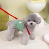 Verão transfronteiriço listrado peito costas cor verão refrescante roupas para cães confortável respirável colete para animais de estimação roupas