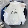 Sudadera con capucha de terciopelo de otoño e invierno de nueva llegada transfronteriza para mujer talla grande estudiante holgada con estampado de letras uniforme de clase top chaqueta