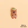 Capibara de Dibujos Animados Lindo Capibara Animal Pequeño Resina Zapatos con Agujeros Imán para Refrigerador Accesorios para Joyería DIY Venta al Por Mayor