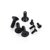 Tornillo Mecánico Negro de Alta Resistencia con Avellanado Interior Torx KM Acero Inoxidable Tornillo Mecánico Negro Plano Torx M2-M6