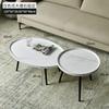 Mesa Lateral Pequena para Sofá de Uso Doméstico Nórdica Simples Cuidadosamente Selecionada para Sala de Estar, Mesa Pequena com Pernas de Madeira, Mesa de Chá Redonda, Mesa de Café Pequena