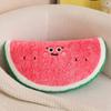 Almohada de Sandía de Fruta de Dibujos Animados Cojín de Sofá Almohada de Cabecera Muñeco para Niños Juguete de Peluche Regalo de Actividad