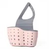 Cesta de Drenaje Cocina Creativa Estante de Almacenamiento para Fregadero Soporte para Esponja Plástico Bolsa Colgante para Grifo Cesta Colgante