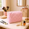 Bolsa de Almacenamiento de Tela de Gamuza, Bolsa para Necesidades Diarias de Viaje en Casa, Bolsa Pequeña Tipo Almohada, Personalización de Bolsa de Maquillaje de Algodón del Fabricante
