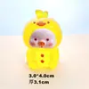 Animal Cartoon 3D Rosto de Porco Luminoso Acessórios de Resina Decoração Pendurada para Carro DIY Micro Paisagem Saco Surpresa para Transmissão ao Vivo Par