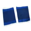 Pulseira de tricô azul royal de poliéster-algodão para basquete e tênis, respirável e confortável, equipamento de proteção esportiva unissex, atacado do fabricante