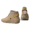 Sapatos masculinos originais Gongyang, couro de porco de camada superior, sapatos casuais quentes de algodão para outono e inverno, sapatos esportivos masculinos antiderrapantes para atividades ao ar livre, botas Martin