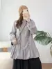 Nueva camisa babydoll de otoño dulce y juvenil con volantes sin mangas, color liso versátil holgada, venta al por mayor