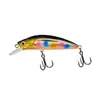 Wanhe 6Cm6G Isca Minnow Estilo Japonês Afundante Lento Micro-Submersa Isca Dura Gancho com Sulco de Sangue Isca Artificial Isca Peixe Artificial Equipamento de Pesca