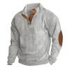 Otoño e Invierno nueva chaqueta exterior para hombre de venta caliente transfronteriza Amazon de pana casual con cuello alto suéter de manga larga en stock