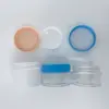 30g 50g Pared Delgada Rayado Tapa de Una Sola Capa Pet Tarro para Crema Capacidad Pequeña Crema Facial Crema para Ojos Empaque para Cuidado de la Piel Tarro de Boca Ancha